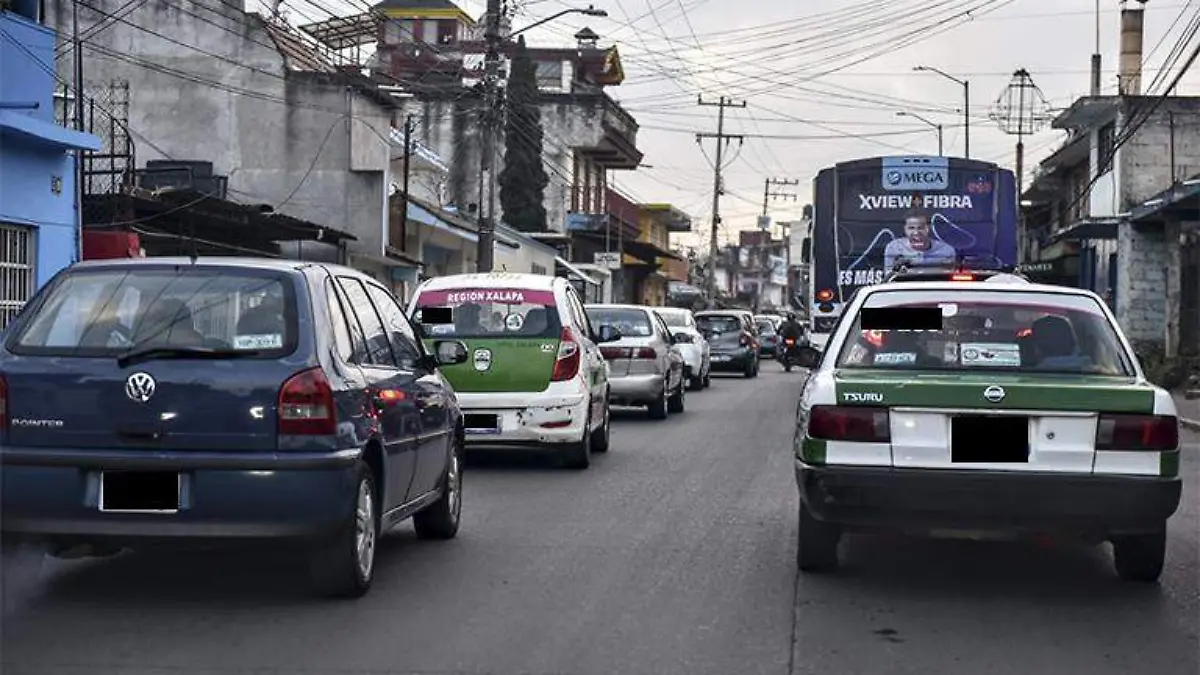 Trafico en Xalapa